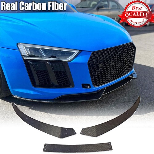 Real carbon front bumper lip - bumper,