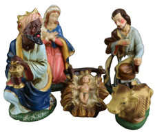 Vintage Nativity Manger LARGE