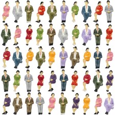 48pcs Model Trains 1:30