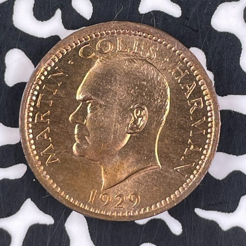 1929 lundy puffin half - lundy, 1/2