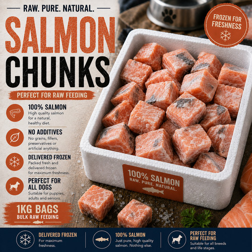 Salmon chunks premium raw - premium,