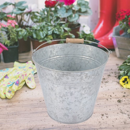 Metal bucket decor florist - bucket,
