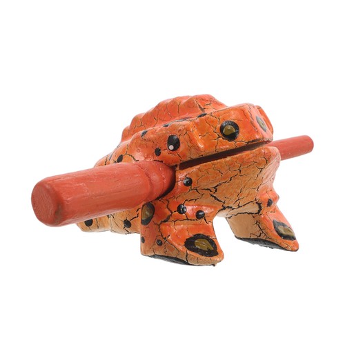 Frog wood instrument guiro - instrument, for