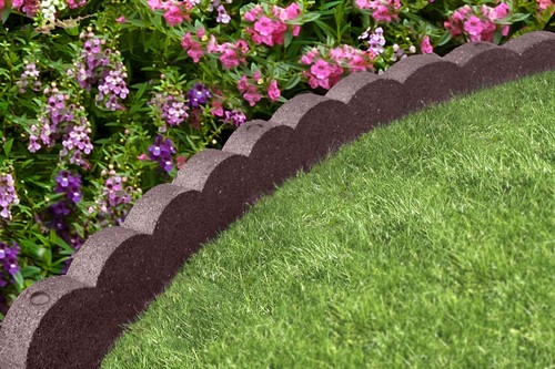 Flexi curve scalloped - scalloped, garden