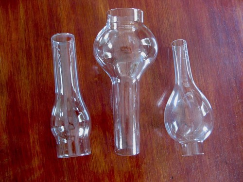 Oil lamp shade chimney funnel