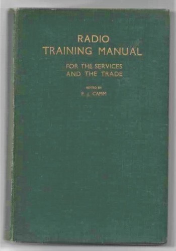 Radio training manual j - training, f