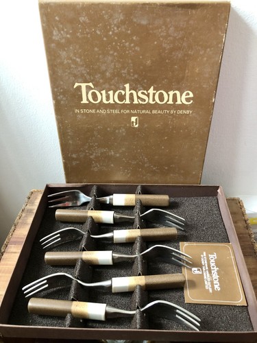 Denby touchstone cutlery brown - denby,