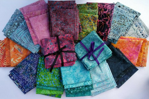 Batik fat quarters in a - fat,