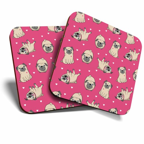 Coasters adorable pink - x,