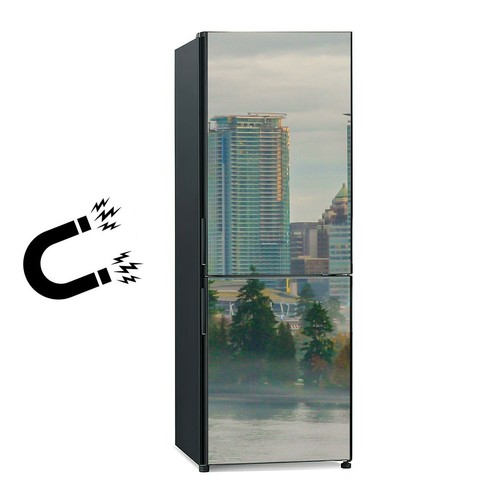 Magnetic sticker fridge - sticker,
