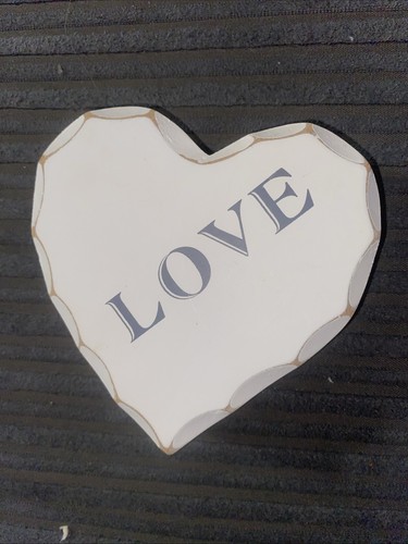 Large wooden heart - wooden,