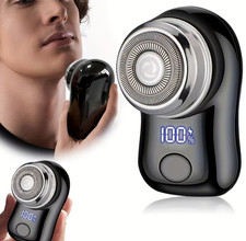 Mini Shaver Pocket Sized Portable Electric Shaver Razor USB Rechargeable For Men