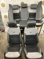 SKODA OCTAVIA MK2 VRS SEATS  FULL INTERIOR BLACK & GREY VRS 1Z 04-09