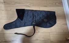 Barbour Quilted Dog Coat Black Size Large
