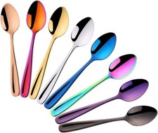 Teaspoons Set of 8 Coloured