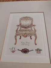ITALIAN BAROQUE CHAIR ARTWORK 2 X 18TH CENTURY MODERN PICTURES