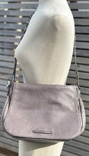 Coccinelle Elephant Grey Buttery Soft Leather Handbag