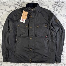 BELSTAFF Mens Dark Navy Waxed
