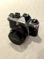 Nikon FE 35mm SLR Film Camera with VOIGTLANDER 58mm f1.4 Nokton SL II 