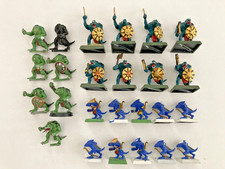 Warhammer Lizardmen Saurus Warriors & Skinks OOP 1996