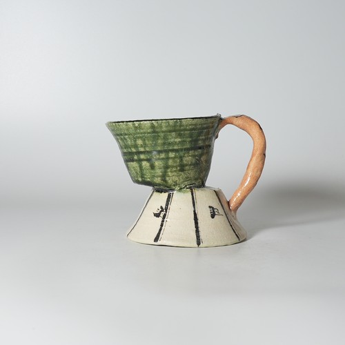 Oribe mug cup katsunori sawa - cup.,