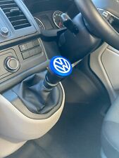 Gear Knob VW Transporter Designed for T5, T5.1,T6 Blue top Ribbed body by Exeude
