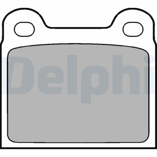 Delphi lp18 brake - brake, set