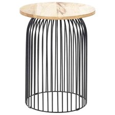 Beliani Side Table WILLS Mango