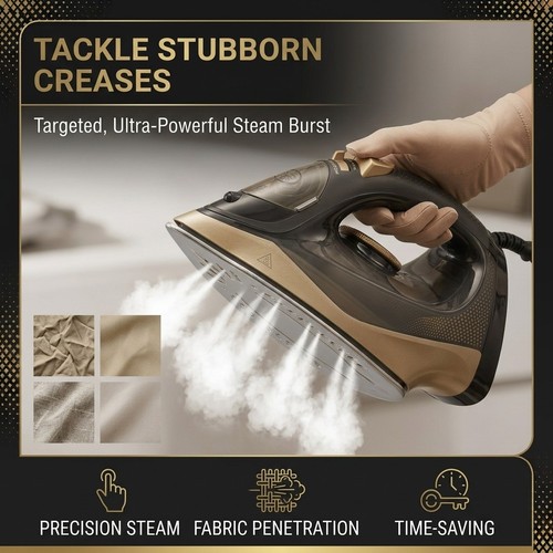 Premium steam iron with - 1,