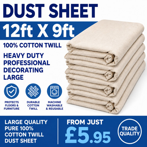 Dust sheet 12ft - dust,