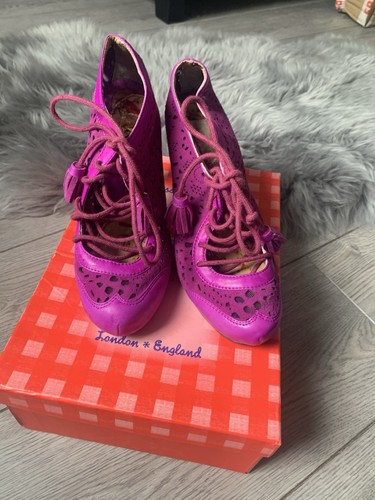 Miss fire purple suede - fire, high