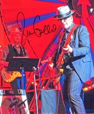 A fantastic 10x8 Autographed Photo of Elvis Costello & CoA