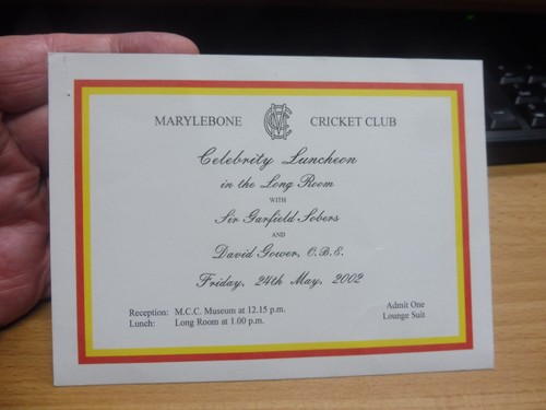 Marylebone cricket club - cricket,