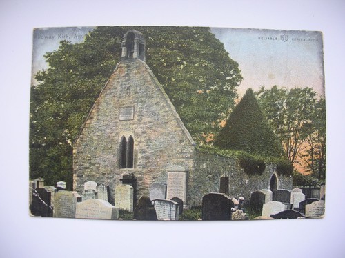 Ayr postcard alloway - -, kirk