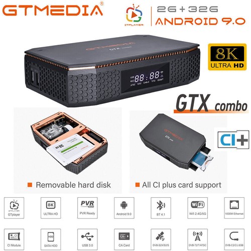 Fta dvb s2x t2 c - 8k, dvb-s/s2/s2x/t2/c