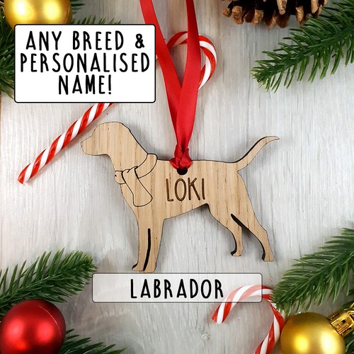 Personalised dog bauble - personalised,