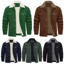 Men Corduroy Jacket Coat
