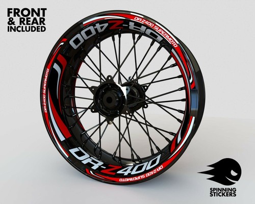 Wheel stickers for suzuki - wheel, dr-z