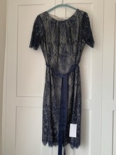 Jacques Vert Women's Blue Lace