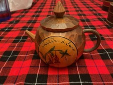 Wooden Tea Pot Trinket Box