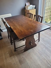 Vintage Oak Table and Chairs