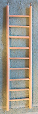 bird house, cage  9 step ladder with cup hooks, 36 x 10 cm.