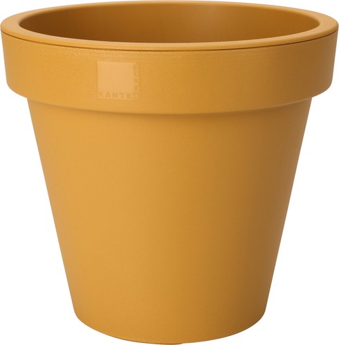 Yellow plant pot small - pot, large