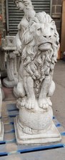 Single Large Stone Lion on