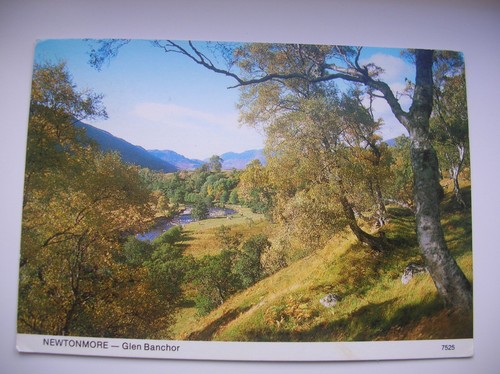 Newtonmore postcard glen - newtonmore,