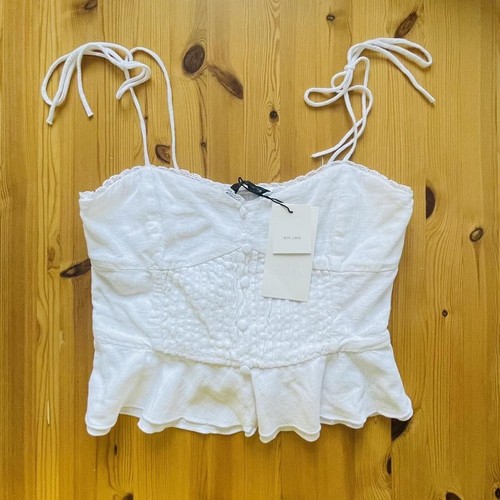 Zara white linen - zara,