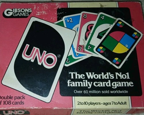 Vintage double pack uno - vintage, card