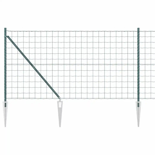 Euro fence with concrete base - euro,