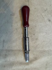 Vintage Short Stanley Yankee No 135B Ratchet Pump Screwdriver