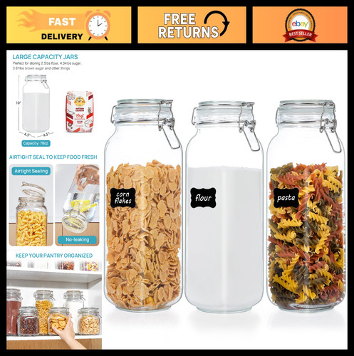 Large glass food - large,